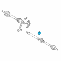 OEM 2011 Ford Focus Center Bearing Diagram - BE8Z-3K093-A