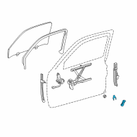 OEM 1998 Toyota Tacoma Regulator Handle Diagram - 69260-04020-E0