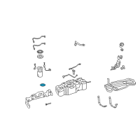 OEM Toyota Tundra Fuel Pump Assembly Gasket Diagram - 77169-0C010