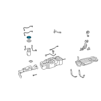 OEM 2020 Toyota Sequoia Check Valve Retainer Diagram - 77144-08010