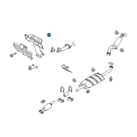 OEM Mercury Water Inlet Nut Diagram - -W711402-S900