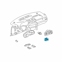 OEM 2003 Chevrolet Impala Ignition Switch Diagram - 22670487