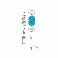 OEM 2003 BMW 325xi Barrel Spring Rear Diagram - 33-53-6-756-976