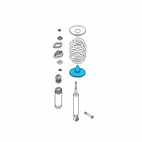 OEM 2003 BMW 325xi Lower Spring Pad Diagram - 33-53-1-094-518