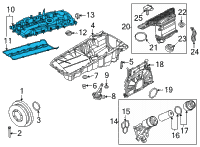 OEM 2022 BMW M4 CYLINDER HEAD COVER Diagram - 11-12-8-094-255