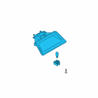 OEM 2010 Nissan Versa Lamp Assembly-Stop, High Mounting Diagram - 26590-EM00B