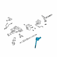 OEM Toyota Sequoia Lower Shaft Diagram - 45290-34020