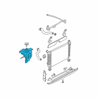 OEM 1999 Buick Century Reservoir Asm-Coolant Recovery Diagram - 10318741