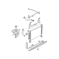 OEM 2003 Buick Century Hose Clamp Diagram - 10135689