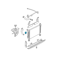 OEM 1998 Oldsmobile Silhouette Coolant Level Module Diagram - 19299321