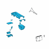 OEM 2008 Lexus IS F Panel Assy, Instrument Cluster Finish, Center NO.1 Diagram - 55420-53140-C0