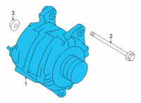 OEM Nissan Frontier Generator Diagram - 23100-6YA0A