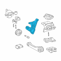 OEM 2009 Toyota Prius Mount Bracket Diagram - 12315-21051