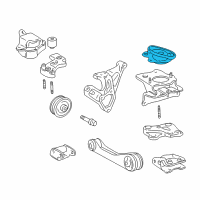 OEM Toyota Prius Insulator Diagram - 12372-21080