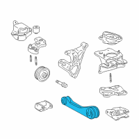 OEM 2001 Toyota Prius Center Rod Diagram - 12363-21020