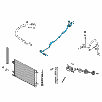 OEM Ford F-350 Super Duty AC Hose Diagram - BC3Z-19835-J