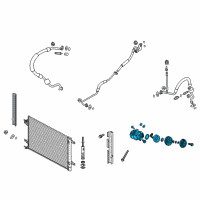 OEM 2016 Ford F-250 Super Duty Compressor Diagram - BC3Z-19703-C