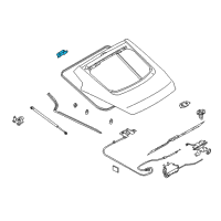 OEM 2006 Nissan 350Z Hinge Assy-Back Door Diagram - 90400-CF00A