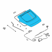 OEM Nissan 350Z Door-Back Diagram - KMA0M-CD7MA