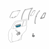 OEM 2003 Toyota Highlander Sash Channel Diagram - 69906-48020