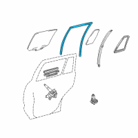 OEM 2002 Toyota Highlander Run Channel Diagram - 68142-48020