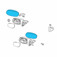 OEM 2013 Kia Forte SCALP-Outside Rear View Mi Diagram - 876161M100