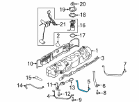 OEM 2021 Ford Transit-350 HD Tank Strap Diagram - CK4Z-9092-B