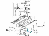 OEM 2018 Ford Transit-350 Tank Strap Diagram - CK4Z-9092-B