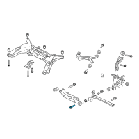 OEM 2009 Ford Taurus X Lower Control Arm Bolt Diagram - -W710805-S439