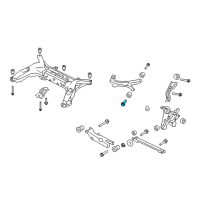 OEM Mercury Upper Control Arm Front Bolt Diagram - -W709433-S439