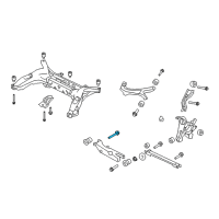 OEM 2009 Ford Taurus X Lower Control Arm Bolt Diagram - -W710804-S439