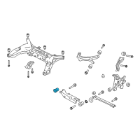 OEM 2005 Mercury Montego Knuckle Front Bushing Diagram - 5F9Z-5A640-AA