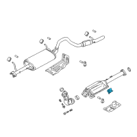 OEM Chevrolet Tracker Damper, Exhaust Pipe (On Esn) Diagram - 30026892