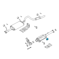 OEM 2001 Chevrolet Tracker Damper, Exhaust Pipe (On Esn) Diagram - 30026892