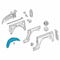 OEM 2019 Jeep Wrangler Shield-Splash Diagram - 68270817AD