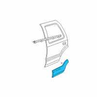 OEM 2004 Cadillac Escalade Body Side Molding Diagram - 88935296