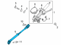 OEM Kia Carnival JOINT ASSY-STRG Diagram - 56400R0000