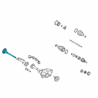 OEM Chevrolet Silverado Intermed Shaft Diagram - 22876133