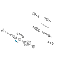 OEM 2019 Chevrolet Silverado 1500 Actuator Asm-Front Drive Axle Diagram - 22876132