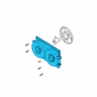 OEM 2003 Dodge Stratus SHROUD-Fan Diagram - 5183347AA