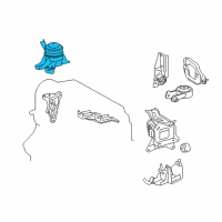 OEM Toyota Side Mount Diagram - 12305-21220