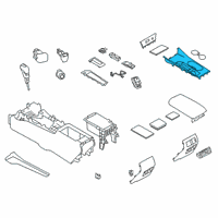 OEM 2021 Nissan Altima Finisher-A/T Indicator, Console Diagram - 96941-9HB5E