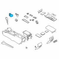 OEM Nissan Altima Switch Assy-Hazard Diagram - 25290-6CA0A