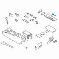 OEM 2022 Nissan Altima Mat Console Diagram - 96977-6CA1A