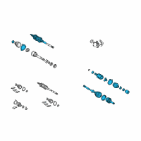 OEM 2003 Toyota Camry Axle Assembly Diagram - 43420-0W101