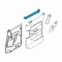 OEM 2011 Ford F-150 Belt Weatherstrip Diagram - 4L3Z-1825861-AC