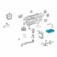 OEM 2014 Lexus LS600h Rear Cooler Filter Diagram - 87139-50080