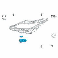 OEM 2020 Lexus RX350 Computer Sub-Assembly, H Diagram - 81056-0E590