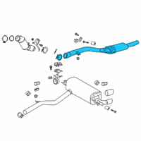 OEM 2021 BMW Z4 RP-CATALYTIC CONVERTER Diagram - 18-30-7-934-416