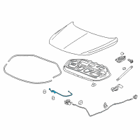 OEM Buick Lock Cable Diagram - 26672953